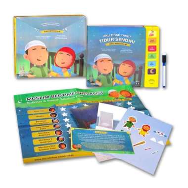 Original Sound Book Aku tidak takut tidur sendiri Buku Islami Anak