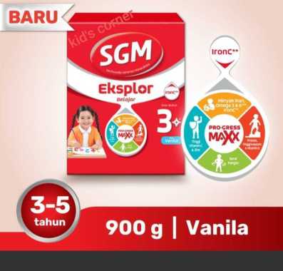 Promo Harga SGM Eksplor 3+ Susu Pertumbuhan Vanila 900 gr - Blibli