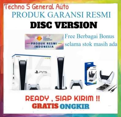 Console PS5 - Sony Playstation 5 - PS5 - PS 5 - Play station 5 region indo disc version