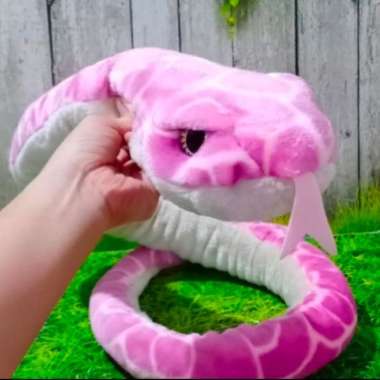 Boneka Hewan Ular Python Multicolor