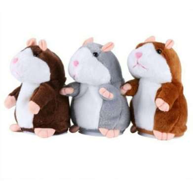 BONEKA TALKING HAMSTER BISA BICARA TERMURAHH Multicolor