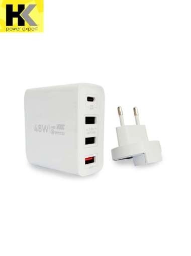 CHARGER PD HK D23 FAST CHARGING 48W QC3.0 VOOC TYPE-C Putih