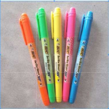 Debozz Highlighter Pen / Stabilo Twin Head / Deboz Twin Head Highlight PINK-KUNING