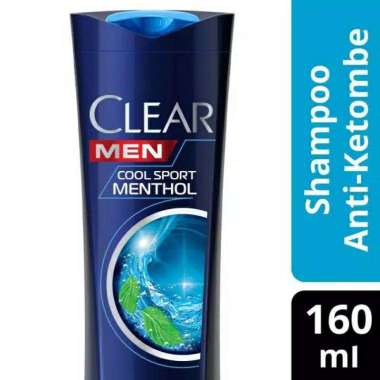 Promo Harga Clear Men Shampoo Anti Dandruff Cool Sport Menthol 160 ml - Blibli