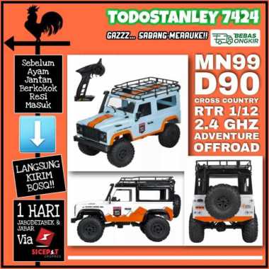RC MN99 D90 RTR FULL PROPO 1/12 Putih