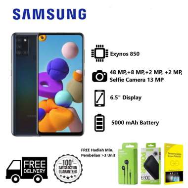 Samsung A21s Ram 3/32 GB 6/64GB 6/128GB - Garansi - Free Hadiah 6GB/128GB
