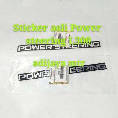Sticker Power steering asli L300 Multicolor