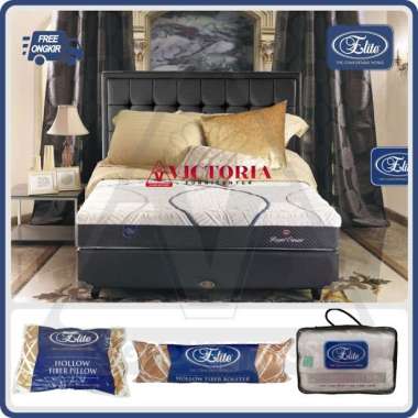 Elite Royal Crown Fullset Full Set 120 x 200 120x200 Kasur Spring Bed Springbed Termurah Palin