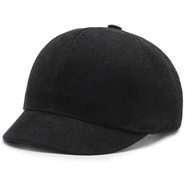 Baseball cap : CORDY DUCK CAP - Topi baseball topi pria topi wanita SHORT BRIM CAP One Size BLACK