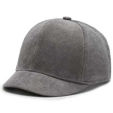 Baseball cap : CORDY DUCK CAP - Topi baseball topi pria topi wanita SHORT BRIM CAP One Size GRAY