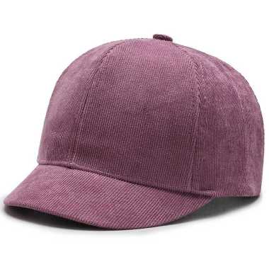 Baseball cap : CORDY DUCK CAP - Topi baseball topi pria topi wanita SHORT BRIM CAP One Size PURPLE