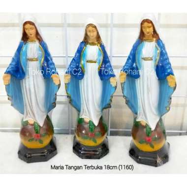 Patung Maria Tangan Terbuka 18cm (1160) - Patung Maria - Patung Rohani