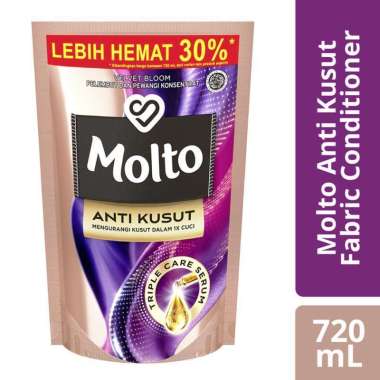 Molto Anti Kusut Pewangi Pakaian Purple Velvet Bloom Pouch [720 mL]