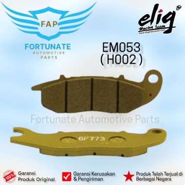 Dispad ELIG Kampas Rem Depan Verza . Verza Lama . CB150R . Tiger Revo