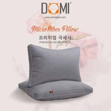 Domi Bantal / Guling Microfiber - Bantal Bantal - Grey