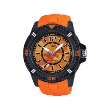 Jam Tangan Pria LORUS RRX53FX9 Orange Original