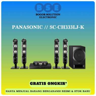 HOME THEATRE DVD PANASONIC SC-XH333LJ-K 5.1CH SPEAKER SCXH333LJK