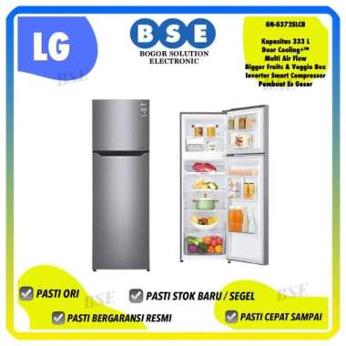 KULKAS LG GN-G372SLCB 333L SMART INVERTER COMPRESSOR LG GN G372SLCB