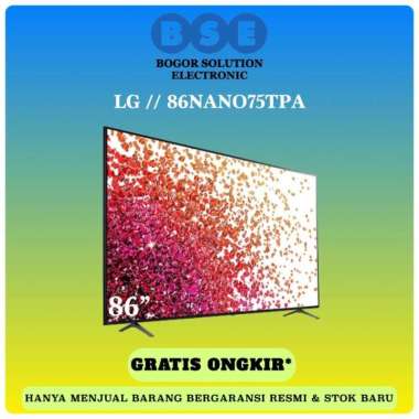 LG 86NANO75TPA 86'' NANOCELL 86NANO75 NANOCELL 86" 4K UHD SMART TV LG