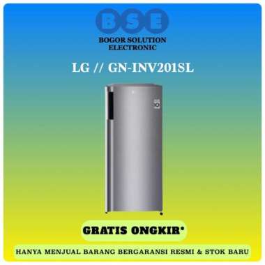 LG Kulkas 1 Pintu GN INV201SL 169L Kulkas 1 Pintu Inverter LG 169 L