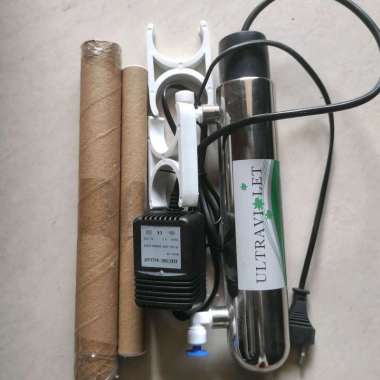 UV 1gpm 6Watt utk Mesin RO/ Lampu Ultah Ultraviolet 1gpm lengkap