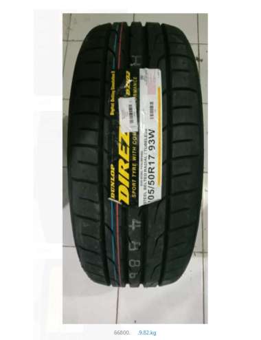 Ban Mobil Luar Dunlop Direzza DZ102 205/50 R17 93W 66800