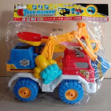 MAINAN MOBIL TRUCK KONTRUKSI JUMBO AK67 MAINAN MOBIL KEROK PASIR JUMBO