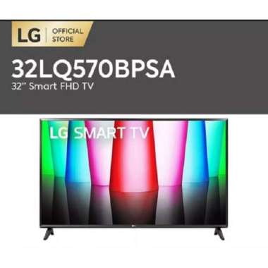 LG 32LQ570BPSA SMART TV 32 Inch NEW 2022 32LQ570 BPSA ThinQ AL DIGITAL hitam