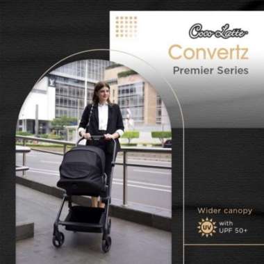 Stroller Cocolatte Convertz Reversible Hitam