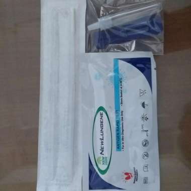 TEST tes ANTIGEN NEWLUNGENE new lungene per 1 set (untuk tes 1 orang)