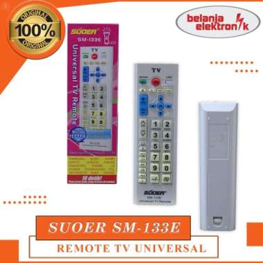 REMOTE TV UNIVERSAL LCD-LED ANALOG SUOER TV SM-133E