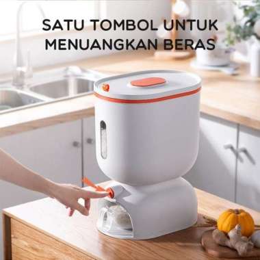 SAMONO SRB001 DISPENSER TEMPAT PENYIMPANAN BERAS RICE BOX 10 KG
