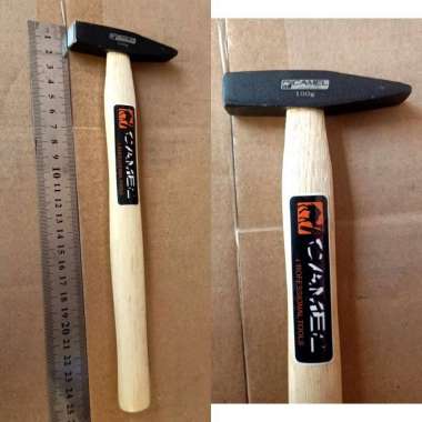 Palu Lancip Tukang / Palu Kaca Kayu 100 Gr Camel Gagang Kayu