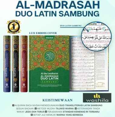 Al Quran DUO LATIN A5 Sambung Al Qosbah Terjemah Transliterasi - QSQ