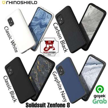 Rhinoshield Solidsuit Case Asus Zenfone 8 Casing Asus Zenfone 8 CARBON BLACK