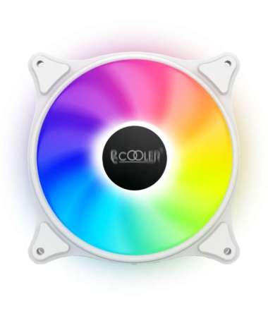 PCCOOLER FX-120 White Edition Fan RGB 120mm 3Pin