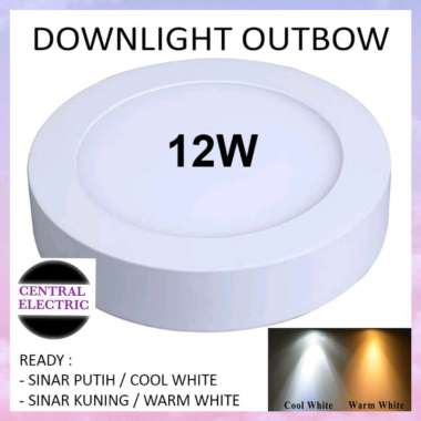 Downlight tempel/downlight outbow 12watt Warmwhite