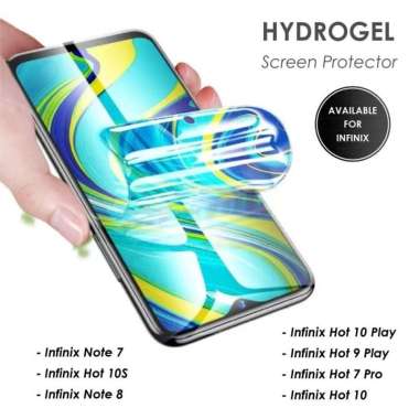 Hydrogel Anti Gores Jelly Infinix Hot 9 10 Play 10S 7 Pro Hot 9