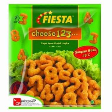 Promo Harga Fiesta Naget Cheese123 500 gr - Blibli