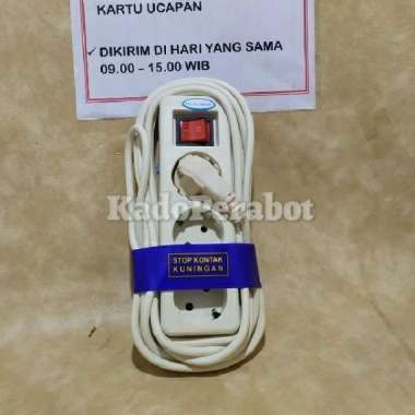 colokan stop kontak 3 Lubang 5 meter - colokan 5 meter -kabel terminal