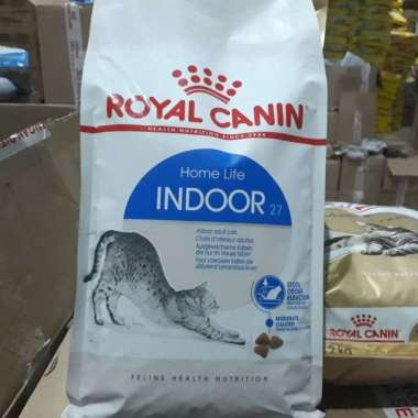 Royal canin indoor 27 400gr/makanan kucing rumahan