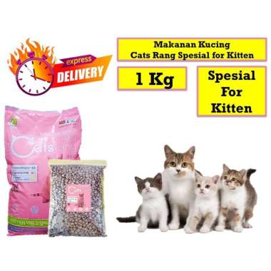 Catsrang Kitten - Makanan Kering Anak Kucing Repack 1 Kg