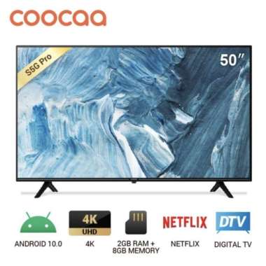 TV LED COOCAA 50S5G PRO 50 INCH ANDROID 10.0 UHD 4K DIGITAL TV DEPOK