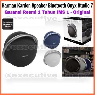 Harman Kardon Speaker Bluetooth Onyx Studio 7 Garansi Resmi 1 Tahun IMS 1 - Original Gray