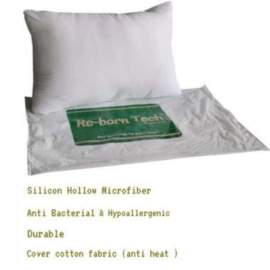 Bantal tidur Re-born Tech(Silicon Hollow Microfiber)