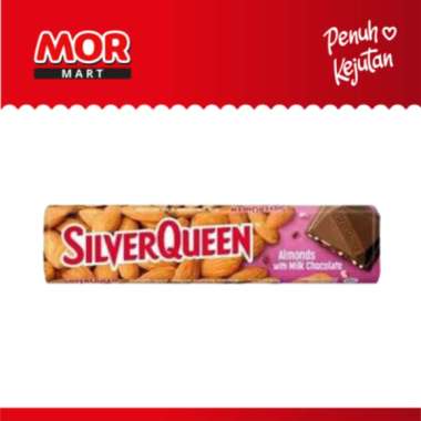 SILVER QUEEN Almond Milk Chocolate 65 gr