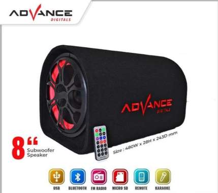 ADVANCE T103 BT SPEAKER AKTIF BLUETOOTH WITH SUBWOOFER SYSTEM 8 INCH