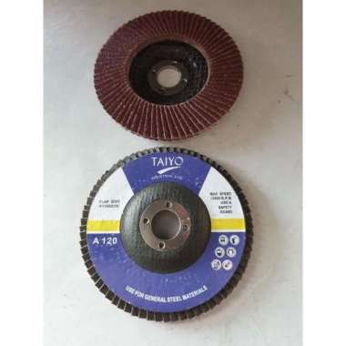 Mata Gerinda Amplas Susun Flap Disc Taiyo Grid 120