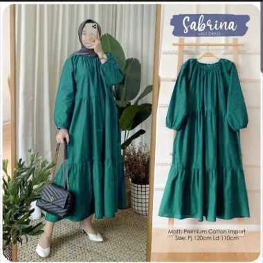 SABRINA MIDI DRESS // TUNIK WANITA POLOS // GAMIS 2022 TERBARU MODERN // BAJU DEWASA WANITA // ATASA