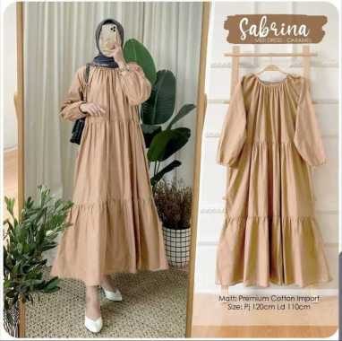 SABRINA MIDI DRESS // TUNIK WANITA POLOS // GAMIS 2022 TERBARU MODERN // BAJU DEWASA WANITA // ATASA